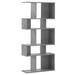 5 Cubes Corner Storage Bookshelf Freestanding Ladder Bookcase