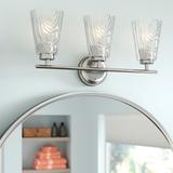 Westwood 21 1/2" Wide Polished Nickel 3-Light Bath Light