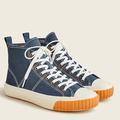 J. Crew Shoes | J. Crew Nib J.Crew Canvas High-Top Sneakers | Color: Blue/White | Size: Various