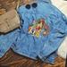 Disney Jackets & Coats | 90's Vintage Disney Oversized Pooh 100% Cotton Denim Jacket. Men's Large | Color: Blue/Silver | Size: Xl