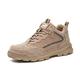Jueshanzj Mens Safety Trainers Lightweight Composite Toe Cap and Kevlar Midsole Work Boots Shoes Hiker Extra Grip Khaki EU48/UK10.5