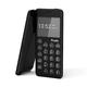 Punkt. MP02 New Generation 4G LTE Minimalist Mobile Phone, Unlocked, Nano-SIM, WiFi Hotspot,2GB RAM+16GB Storage, 1280 mAh Battery - Black