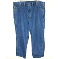 Carhartt Jeans | Carhartt Mens 46x30 Relaxed Fit Blue Carpenter Jeans Denim Cargo | Color: Blue | Size: Waist 46