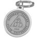 Silver Saginaw Valley State Cardinals Split-Wire Key Ring