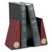 Gold Saginaw Valley State Cardinals Rosewood Bookends