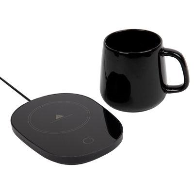 Mind Reader USB Coffee Mug Warmer Glass/Plastic/Metal | 0.91 H x 4.72 W x 6.42 D in | Wayfair CUPWARM-BLK