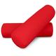 Coussin cylindrique 50x15 Rouge pack 2 unités 50x15 rouge - rouge