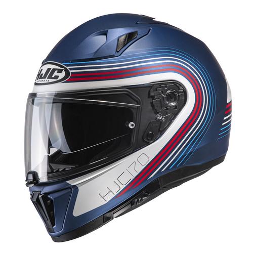 HJC i70 Surf Helm, weiss-rot-blau, Größe XL