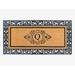 A1HC Natural Coir Monogrammed Door Mat for Front Door, Heavy Duty Welcome Doormat - 30"X60"