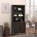 HOMCOM 70" Kitchen Buffet Hutch with 3-Tier Shelving, Freestanding Storage Pantry Cabinet w/ Adjustable Shelves and Countertop