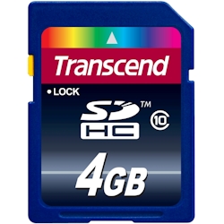 Transcend 4GB SDHC Class 10 Image