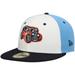 Men's New Era White Bowling Green Hot Rods Authentic Collection Team Alternate 59FIFTY Fitted Hat