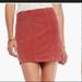 Free People Skirts | Free People Modern Femme Cord Mini Skirt Salmon Pink Corduroy Size 4 | Color: Pink | Size: 4