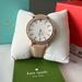 Kate Spade Accessories | Kate Spade Rose Gold And Crystal Bezel Watch With Nude Genuine Leather Band | Color: Cream/Pink | Size: Os