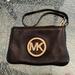 Michael Kors Bags | Michael Kors Wristlet, Black And Gold. Smoke Free Home. | Color: Black/Gold | Size: Os