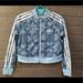 Adidas Jackets & Coats | Adidas Blue Print Track Jacket Girls 7/8 | Color: Blue | Size: 7g