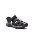 Men's Men's Kona Fisherman Sandals by Propet in Black (Size 10.5 3E)
