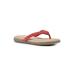 Women's Freedom Thong Sandal by Cliffs in Red Smooth (Size 9 M)