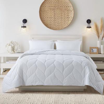 Antimicrobial Cotton Down Alternative Comforter Comforters by Waverly in White (Size KING)
