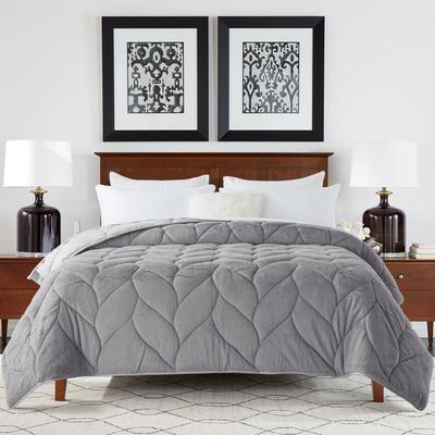 Cozy Grey Down Alternative Comforter Comforters by Waverly in Grey (Size TWIN)