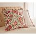 Florence Euro Sham by BrylaneHome in Spice Floral Multi (Size EURO)