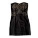 Free People Dresses | Free People Embellished Micro Mini Dress Women's Sz. S | Color: Black/Gold | Size: S