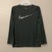 Nike Shirts & Tops | Nike Dri Fit Long Sleeve Swoosh Shirt Crewneck Boys Medium Gray | Color: Gray | Size: Mb
