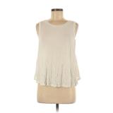 Brandy Melville Sleeveless Top White Halter Tops