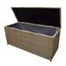 Oakland Living Indoor and Outdoor 113 Gallon Wicker Deck Box Wicker/Rattan in Brown | 24 H x 53 W x 22 D in | Wayfair 58-STORAGE-TAN