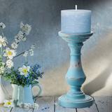 Regency International 2 Piece Resin Tabletop Candlestick Set in Blue | 9 H x 4.25 W x 4 D in | Wayfair MT24750-AQUA