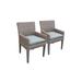 2 Monterey Dining Chairs w/ Arms in Spa - TK Classics Monterey-Tkc297B-Dc-C-Spa