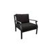 kathy ireland Homes & Gardens Madison Ave. 6 Piece Outdoor Aluminum Patio Furniture Set 06r in Onyx - TK Classics Madison-06R-Black