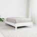 Wade Logan® Ayeshia Wood Platform Bed Wood in White | 15.31 H x 78 D in | Wayfair 6468BA0E092647D790F6C224BB7726F4