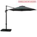 Arlmont & Co. 11Ft Cantilever Patio Octagonal Umbrella w/ 360° Rotation & Integrated Tilting System (Red) Metal in Gray | Wayfair