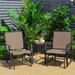 Lark Manor™ Aeden 2 Piece Seating Group Metal in Black | Outdoor Furniture | Wayfair A9D11DA8F0594671A3DF5C58D0F049E1