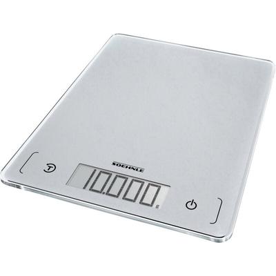 Soehnle - kwd Page Comfort 300 Slim Digitale Küchenwaage Wägebereich (max.)=10 kg Silber-Grau