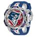 Open Box Invicta Reserve NFL New England Patriots Swiss Ronda Z60 Caliber Men's Watch - 52.5mm Steel Blue Red (AIC-33057)