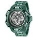 Renewed Invicta SHAQ 0.15 Carat Diamond Men's Watch - 52.5mm Green (AIC-34644)