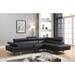 GTU Furniture L Shape Faux Leather Living Room Sectional Sofa Set with Right Facing Chaise