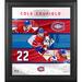 Cole Caufield Montreal Canadiens Framed 15" x 17" Stitched Stars Collage