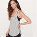 Lululemon Athletica Tops | Lululemon 105 F Singlet In Tiger Space Dye Black White | Color: Gray/Silver | Size: 8