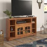 Foundry Select Rafeef Solid Wood Corner TV Stand for TVs up to 60" Wood in Green | 32 H in | Wayfair 32B2C6D3EDDE4191A90230C97DED3E95