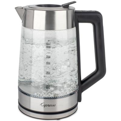 Capresso H2O Select Glass Kettle - Glass/stainless Steel