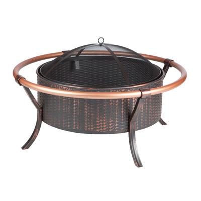 Komoran Rail Fire Pit by Havenside Home