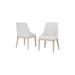 Rye Studio Jalissa Modern Upholstered Dining Chair, Barley (Set of 2)