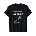 Do You Know La-hee Lustige Musikbekleidung T-Shirt