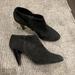 J. Crew Shoes | J.Crew Black Suede Heeled Booties | Color: Black | Size: 10