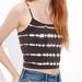 American Eagle Outfitters Tops | New American Eagle Brown Tie-Dye Crop Cami Tank Top | Color: Brown/White | Size: S