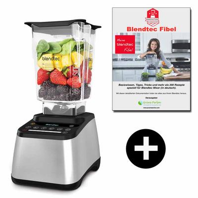 Blendtec Designer 725 + GP-Blendtec Fibel (200+ BT Rezepte) | Hochleistungsmixer | rechtsdrehend