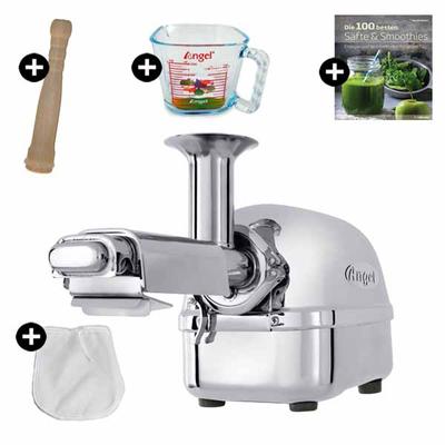 Angel Juicer 8500S + GP-Saftset | Slow Juicer komplett aus Edelstahl Image
